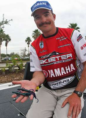 <p>
	<strong>11th place: Marty Brown</strong></p>
<p>
	Marty Brown targeted bass that were staging around reeds, docks and eelgrass. He used a junebug 8-inch Zoom Magnum Lizard and a junebug Zoom Brush Hog. Both were rigged on Bass Pro Shops tungsten weights and a 5/0 Trokar flipping hook.</p>
