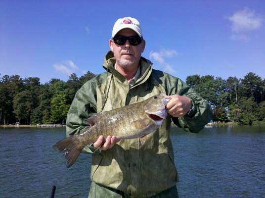 <p>
	Bob Dettwiler said this smallmouth was one of his best of 2011.</p>
