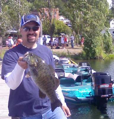 <p>
	Jeremy Kimberling caught this fish in the last 15 minutes of the final Idaho B.A.S.S. Federation Nation qualifier. He said it weighed just more than 4 pounds â ânot big but memorable.â It got him to the divisional, so it was big enough!</p>
