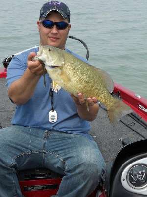<p>
	Jeremy Petersâ 5-pounder jumped at his homemade shaky head jig. He caught it on Lake St. Clair in May 2011.</p>

