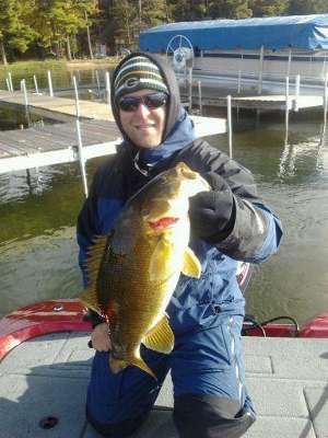 <p>
	Jesse Heinecke has got a healthy smallmouth. Hungry for more bronzeback photos? Visit <a href=