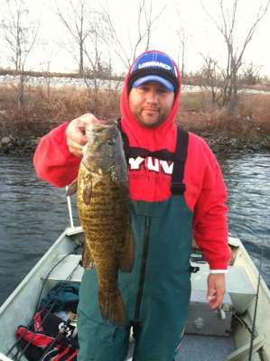 <p>
	Justin Delcoure caught this 6 1/2-pound smallmouth in Oklahoma.</p>
