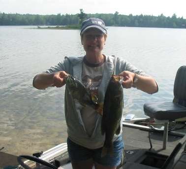 <p>
	Rhia Justask caught this 6.9-pounder on Lake Marion in the Upper Peninsula of Michiganâs Ottawa National Park in July 2007.</p>
