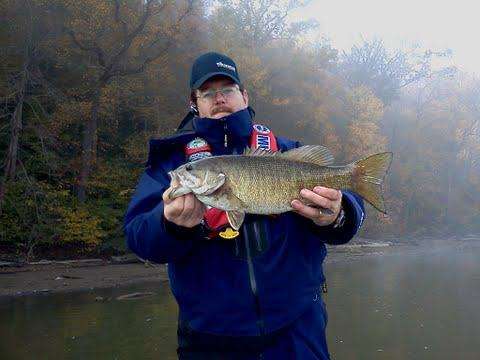 <p>
	Rivers Grove caught this bass below Holtwood Dam on the Susquehanna River in Pennsylvania.</p>

