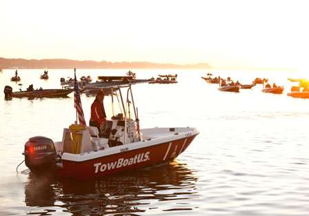 <p>
	BoatUS Angler, the official towing service of the Bass Pro Shops Opens, has a towboat on scene in case anyone has boat troubles.</p>
