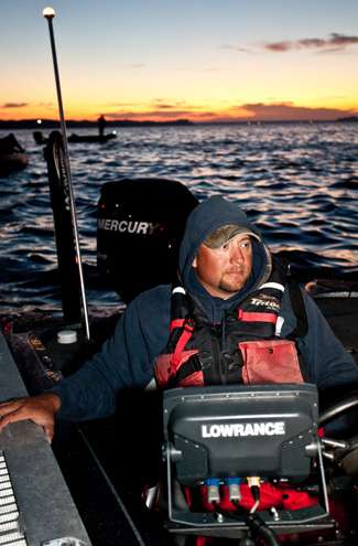 <p>
	Will Evans hopes to move up from 4th place. </p>
