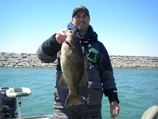 <p>
	Tim Creighton said this was his biggest of 2011. This smallie weighed in at 6 pounds, 11 ounces and was 22 inches long!</p>
