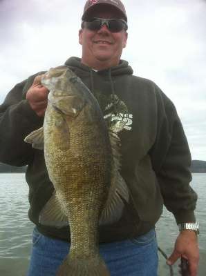 <p>
	Tripp Pittman followed up his 8-pounder with this 22-inch smallmouth on Alabamaâs Pickwick Lake, Jan. 6.</p>
