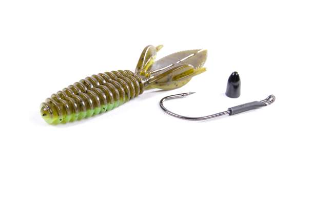 <p>
	Flipping baits, like this Reaction Innovations Sweet Beaver, will be on just about every boat for this Classic. The river boasts acres of floating hyacinths, as well as forests of submerged timber and brush. Most every backwater on the Red is bassy.</p>
