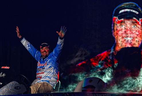 Greg Hackney was a big favorite on the Red River, causing a huge stir among the home crowd in Shreveport, La. 
