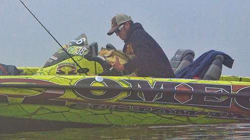 Anglers like Derek Remitz also got into the act, hauling in fish after fish.
