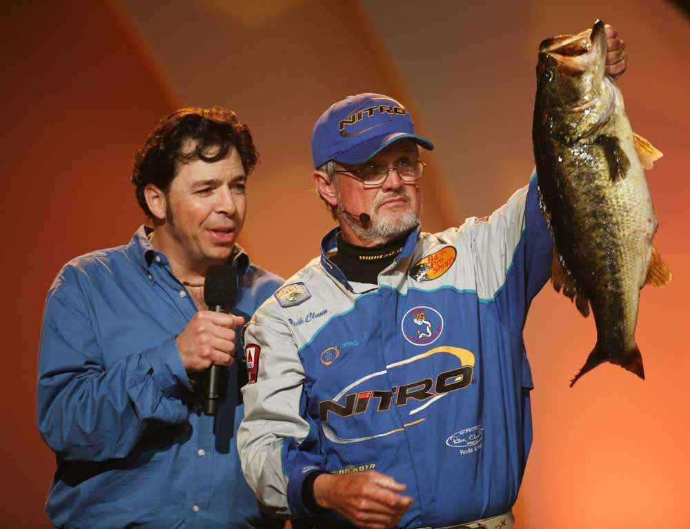 <p>
	<strong>Cumulative weight for Classic career</strong></p>
<p>
	Seven hundred seventy-two pounds and 10 ounces. That's how much weight Rick Clunn has posted in his 32 Bassmaster Classic appearances. It's more than 100 pounds better than his closest challenger â you guessed it, Kevin VanDam, who has 668-12.</p>
