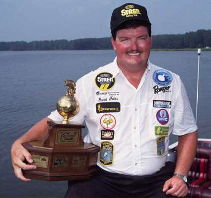<p>
	David Fritts was the crankbait king of the 1990s, winning the 1994 Bassmaster Angler of the Year award and the 1993 Classic. He dissected the offshore structure on Lake Logan Martin to become the seventh Classic rookie to win the championship.</p>
