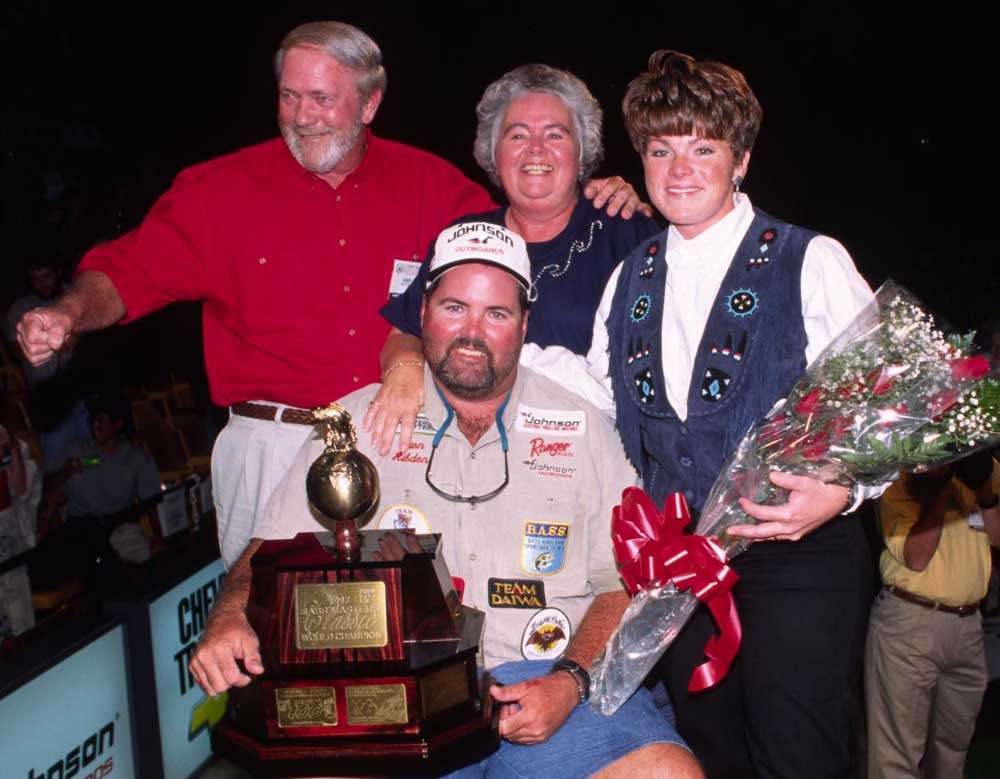 <p>
	Like father, like son. In 1997 at Lake Logan Martin, Dion Hibdon joined his father Guido as a Classic champion, becoming the first father/son Classic champs in history. And Dion did it in dramatic fashion, winning the closest championship ever. He edged Federation Nation angler Dalton Bobo by a single ounce.</p>
