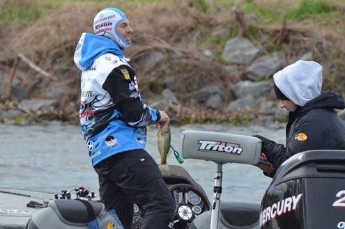 <p>
	Howell had the first limit of the day</p>
