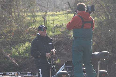 <p>
	Walker explains how important that first fish is to the camera.</p>
