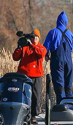 <p>
	There's always a media presence when you're in contention for a Classic title, especially when starting Day Three in 2nd place.</p>
