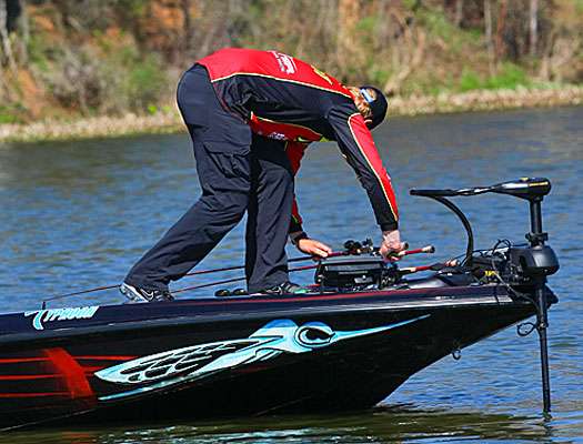 A spinnerbait was Vinson's search bait, but he switched to other lures from time to time.
