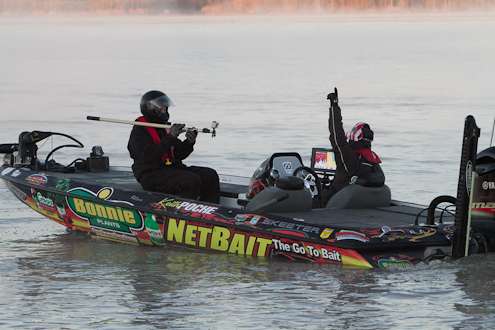 <p> 	Keith Poche heads out on Day Two with the Bassmaster Classic lead.</p> 