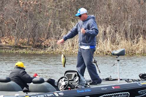 <p>
	Dustin Wilks fared the best of all the anglers in McDade today.</p>

