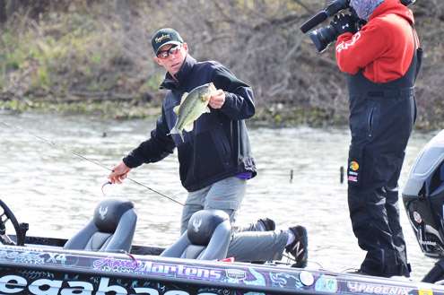 Aaron Martens was a latecomer to McDade, but when he showed up, he got on good fish.
