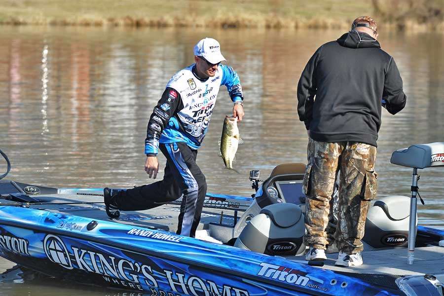 Howell was fishing in his 12th Classic.
