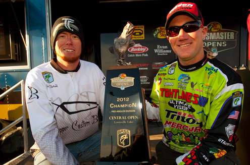 <p>
	Josh Bertrand and Brent Chapman find themselves in a tug-of-war over the Champion's trophy as Day Three of the Bass Pro Shops Bassmaster Central Open #1 concluded. An impromptu Day Four fish-off will determine which angler will stand with the trophy and the provisional Classic berth.</p>
