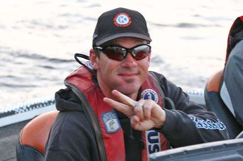 <p>
	Grant Goldbeck, who put together an amazing comeback in the first event of 2011, gets ready to start Thursday.</p>
