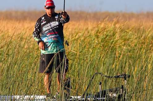 <p>
	Chris Lane's third day of the 2012 Bassmaster Elite Series Power-Pole Slam was similar to Ish Monroe's first: He brought in more than 30 pounds on Day Three and made a serious charge for the leader of the tournament. Watch his day unfold in this slideshow.</p>
