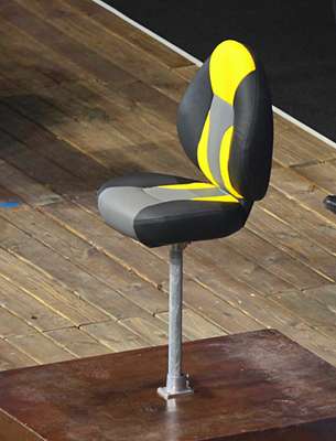<p>
	The hot seat awaits the leader of the event prior to the entrance of the Super Six.</p>
