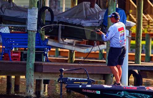 <p> 	Cliff Crochet had a stretch of docks along the St. Johns River all to himself.</p> 