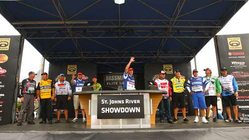 <p> 	The Top 12 anglers will fish the fourth and final day.</p> 