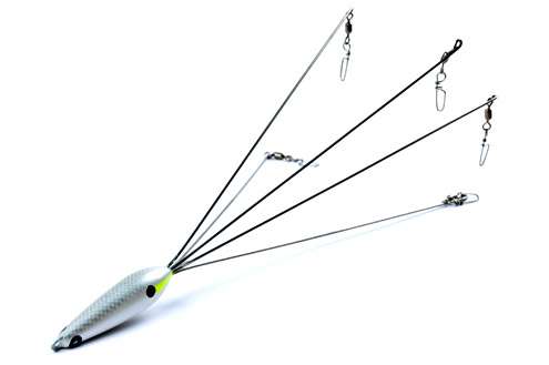 <p>
	<strong>Waterdog Outdoors Retriever Rig</strong></p>
<p>
	Waterdog Outdoors' Retriever Rig is a lightweight umbrella rig that's made with an elongated head. <a href=
