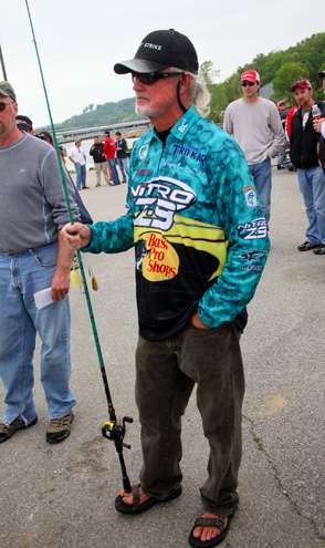 <p>
	Rick Clunn and partner Mitch Duncan, caught the winning weight of 14 pounds, 15 ounces. </p>
