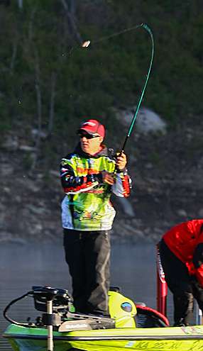 <p>
	Chapman began the day with the unofficial lead in the Toyota Tundra Bassmaster Angler of the Year standings.</p>
