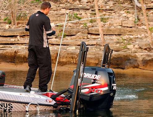 <p>
	Nick Tislau was Winansâ co-angler on the final day of fishing on Table Rock. </p>
