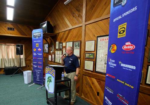 <p>
	Chuck Harbin conducted the Marshals briefing for the TroKar Quest. </p>
