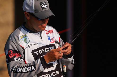 <p>
	Brady Winans began the final day on Table Rock Lake, only one ounce out of the lead. </p>
