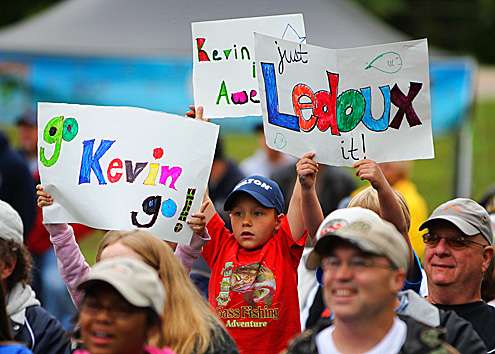 <p>
	Rookie Kevin Ledoux has the full support of his family.</p>
