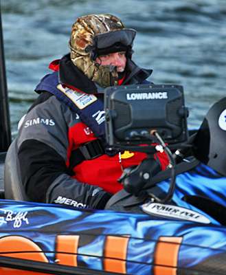 <p>
	Tommy Biffle is going with the camo pattern for the 38-degree temperature at launch.</p>
