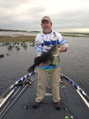 <p>
	Steve Jarrettâs 8-12 behemoth came from Floridaâs Lake Kissimmee. He caught it with a Booyah Buzz buzzbait in white and chartreuse.</p>
