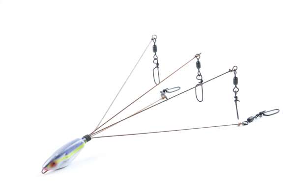 <p>
	<strong>Luck "E" Strike Umbrella Rig</strong></p>
<p>
	Luck "E" Strike has been making a giant version of this freshwater rig for years. This model is slightly scaled down. It features a painted head that's available in different colors as well as 5 sturdy arms.</p>
<p>
	<a href=