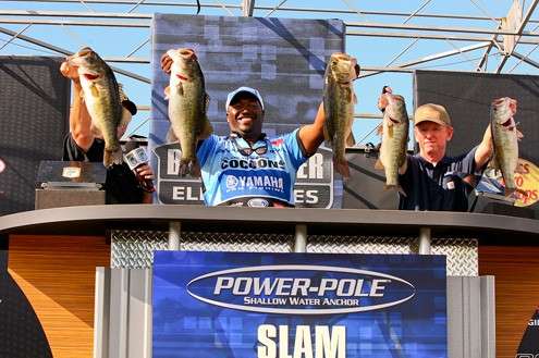 Monroe pulled away on Day Four with his second 30-plus bag of the event.

