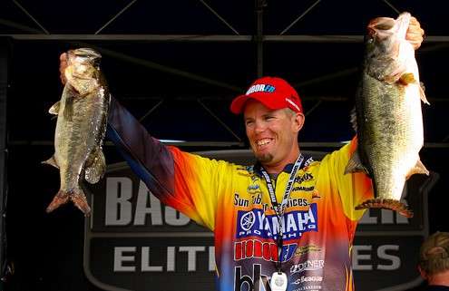 Keith Combs caught a 9-9 in his Day Three stringer of 19-10 that helped him finish third. He had 22-11 on Day Four.
