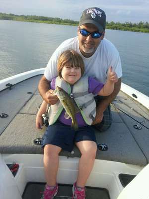 <p>
	Anthony takes his daughter, Ashtyn, 7, out for a fishing trip on Oklahomaâs Lake Lawtonka.</p>
