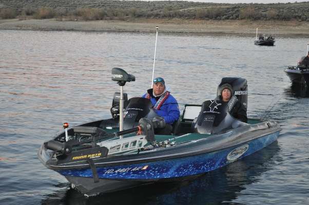 <p>
	Bill Golightly, currently in third place for Wyoming, goes out with Ed McCaw of Colorado.</p>
