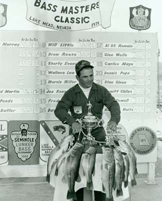 <p>
	Arkansas pro Bobby Murray won the very first Bassmaster Classic in 1971 on Lake Mead near Las Vegas, Nev.</p>
