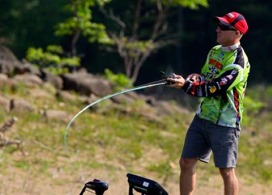 <p>
	Brent Chapman is the current leader in the Toyota Tundra Bassmaster Angler of the Year points standings.</p>
