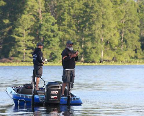 <p>
	Robert Pelletier from New York is a co-angler in the Bass Pro Shops Bassmaster Northern Open on the James River.  </p>

