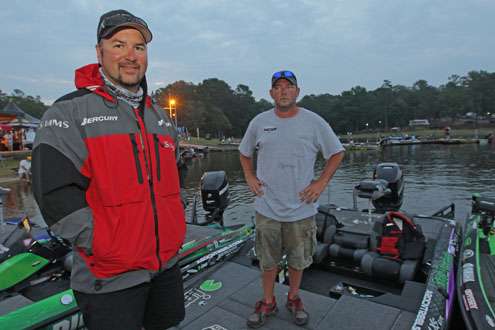 <p>
	Fred Roumbanis is smiling on Day Three at the Toledo Bend Battle.</p>
